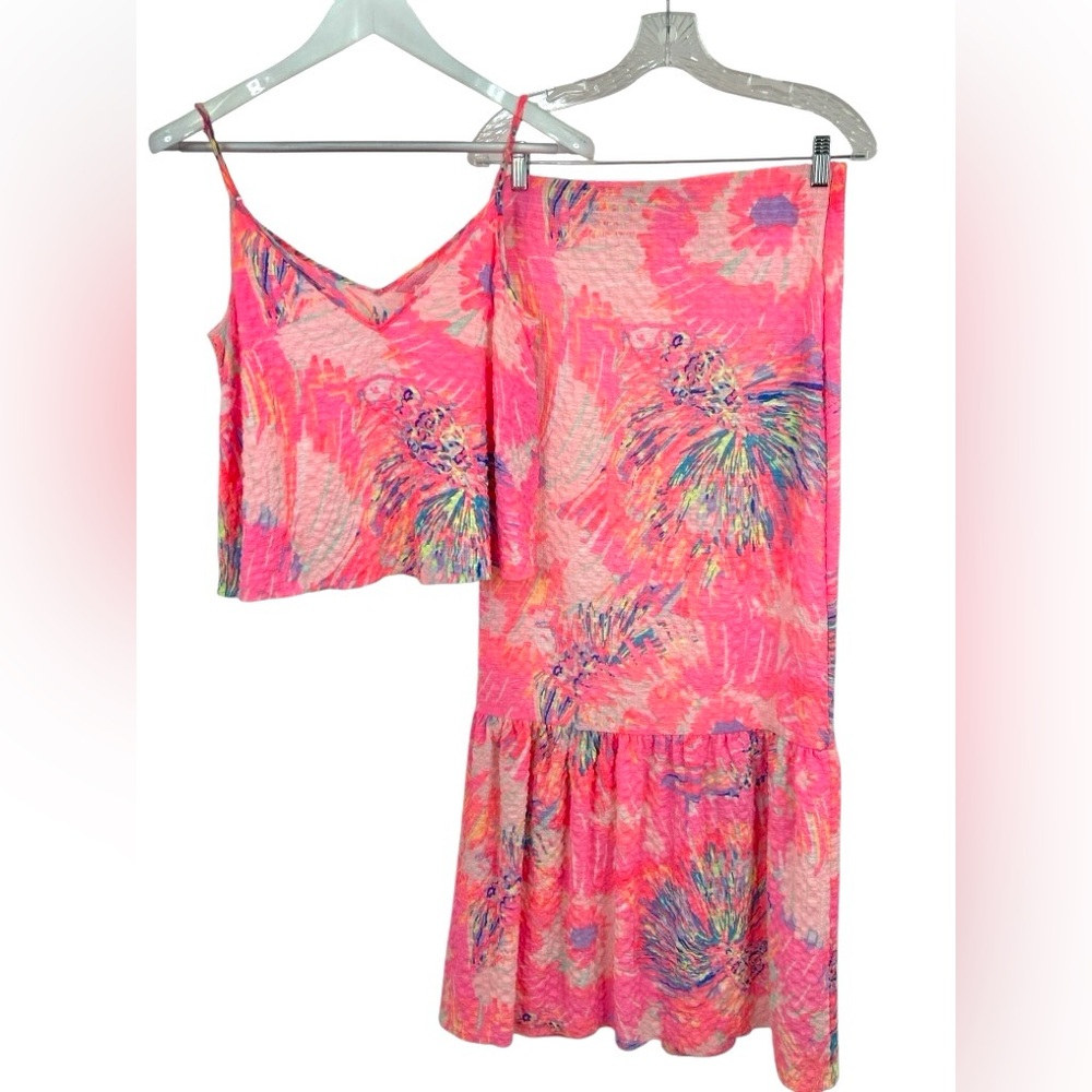 Lilly Pulitzer MATCHING SET Georgetta Maxi Skirt & Aletta Tank Top 2 Piece - Picture 4 of 7